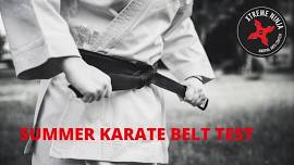 Summer 2024 Karate Belt Test