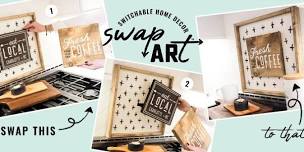 SWAP ART FRAMED SIGN DATE NIGHT!