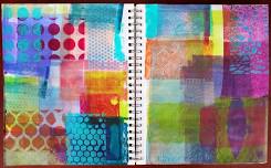 Texture and Color: Gelli Plate Printing with Robyn Crawford