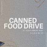 Canned Food Drive