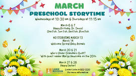 March Storytime: 