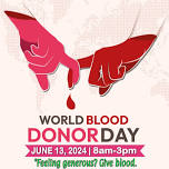 World Blood Donor Day