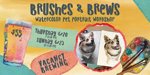 Brushes & Brews: Watercolor Pet Workshop