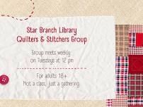 Star Branch Library Stitchers Group