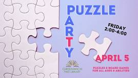 Board Game & Puzzle Party!