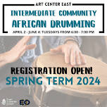 Intermediate Community African Drumming (Age 19+)