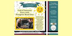 End of Summer Party with Peregrine Road Duo