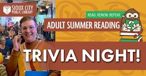 Adult Summer Reading Kick-Off: Trivia Night at Buffalo Alice on June 5