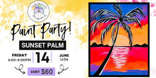 Sunset Palm Paint Party