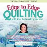 Edge-to-Edge-Quilting on your embroidery machine