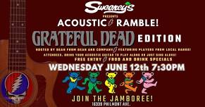 Debut of Acoustic Ramble Grateful Dead Edition @ Sweeney's 6/19