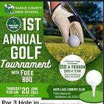 1st annual Golf Tournament