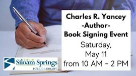 Author Charles R. Yancey Book Signing Event