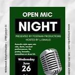 Open Mic Night at Wildwood