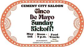 Cinco De Mayo - Sunday Kickoff!