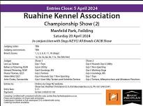 Ruahine Kennel Association Championship Show