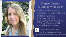 Harrie Farrow’s 6 Writing Workshops