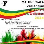 Malone YMCA - 2nd Annual Juneteenth 5K Walk/Run