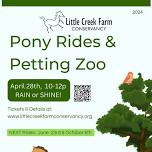 Pony Ride & Petting Zoo Fundraiser at Little Creek