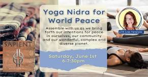 WORKSHOP | Yoga Nidra for World Peace with Lisa