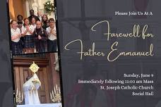 Farewell for Father Emmanuel