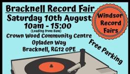 Saturday 10th August ~ Bracknell Record Fair