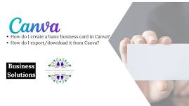 Growth Forum-How to Create A Business Card In Canva