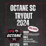 Octane Girls Soccer Tryouts 2024 season