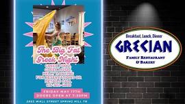 The Big Fat Greek Night at Grecian