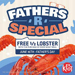 FREE Half Lobster @ KPOT Fairfax - Father's Day