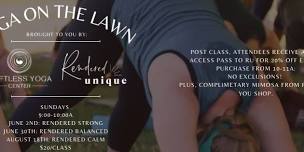 Yoga on the lawn at RU!