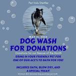 May Dog Wash for Donations