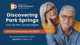 Discovering Park Springs - Discovery Session & Lunch in Aiken, SC