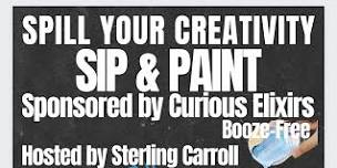 A Spill Your Creativity  Sip & Paint