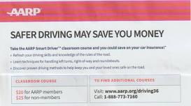 AARP Driver Safety Course and Car-Fit Event