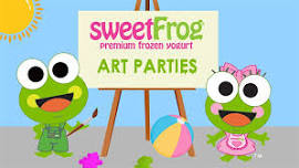 June's Finger-Paint Party at sweetFrog Timonium