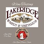 FREE Wine Tasting - Lakeridge Winery