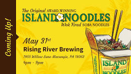 Island Noodles Pop-Up at Rising River Brewing, Macungie, PA