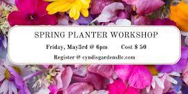 SPRING PLANTER WORKSHOP