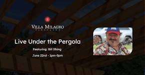 Music at Milagro – Live Under the Pergola  Saturday, June 22, 1-5pm