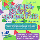 2nd Annual - Summer Craft & Vendor Fair | Clio, MI