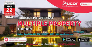 ⭐️LIVE WEBCAST MULTI PROPERTY AUCTION⭐️ DURBAN.