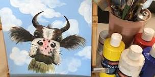 Moo & Brush: Morning Tea Painting Class - Cow Edition