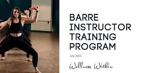 Barre Instructor Training Program