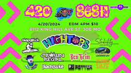 AMP's 420 Sesh at Hightops Lounge, St. Joe. Mo. Sponsored by Purple Bear Rice Wraps & Sunny Daze