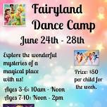 Fairyland Dance Camp ‍♀️