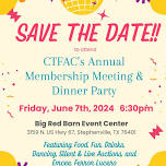 CTFAC Annual Membership Meeting & Dinner