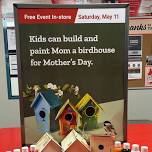 Paint a Birdhouse for Mom! 