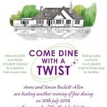 Come Dine With A Twist - FULLY BOOKED