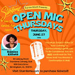 Open Mic Thursday – hosted by Eunice Elliot – Broadway Room